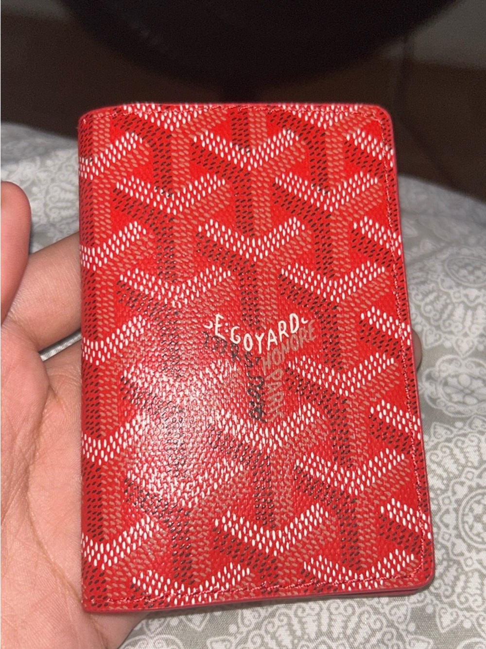 Goyard Red Card Holder